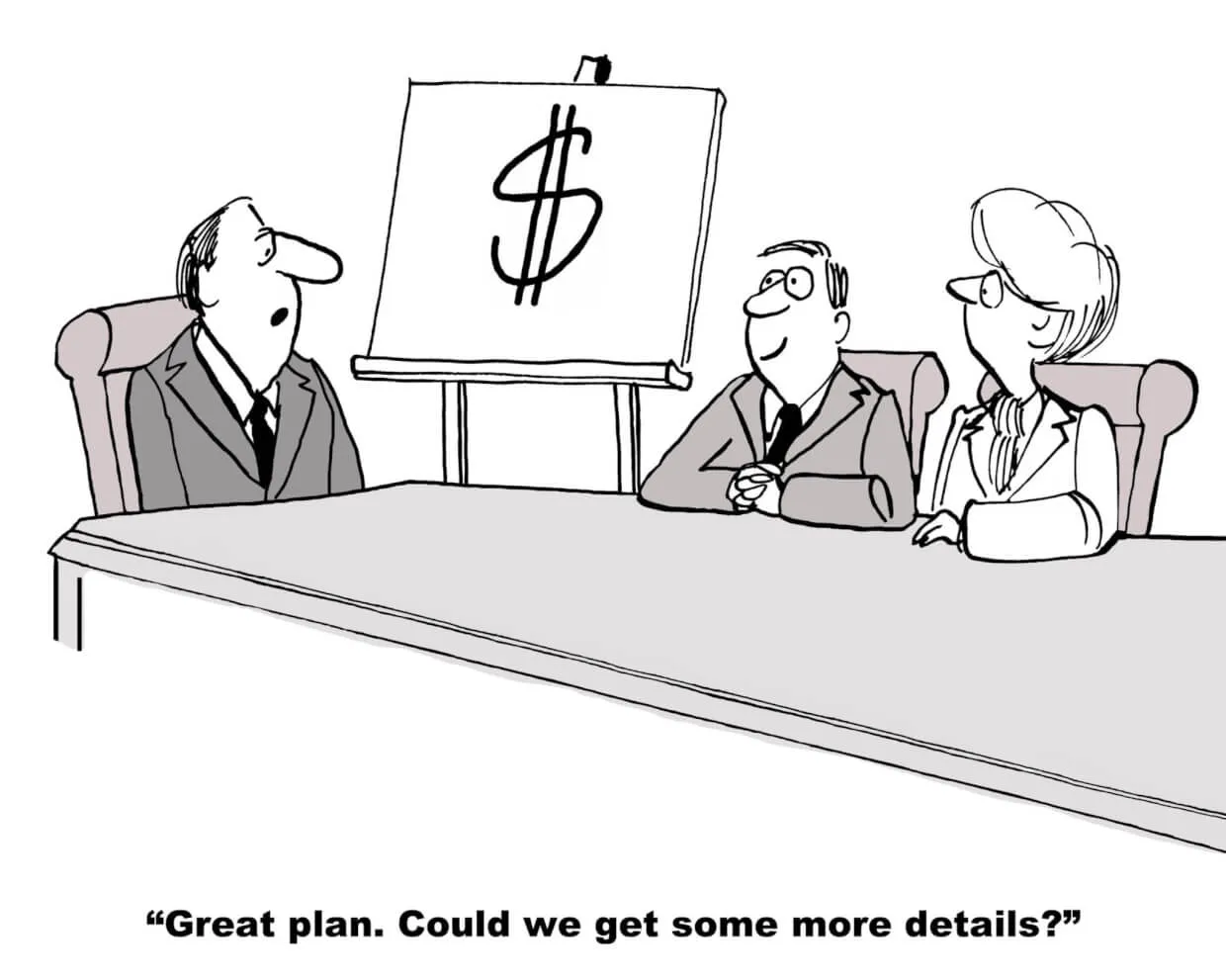 You need a better plan than “We’re going to sell more subscriptions.” Source