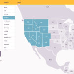Sales success in US States Mapping and MRR