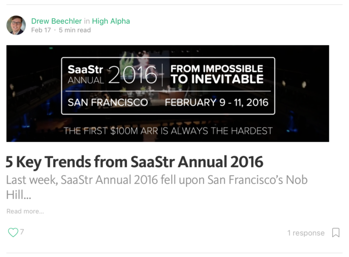 Screenshot SaaStr trends