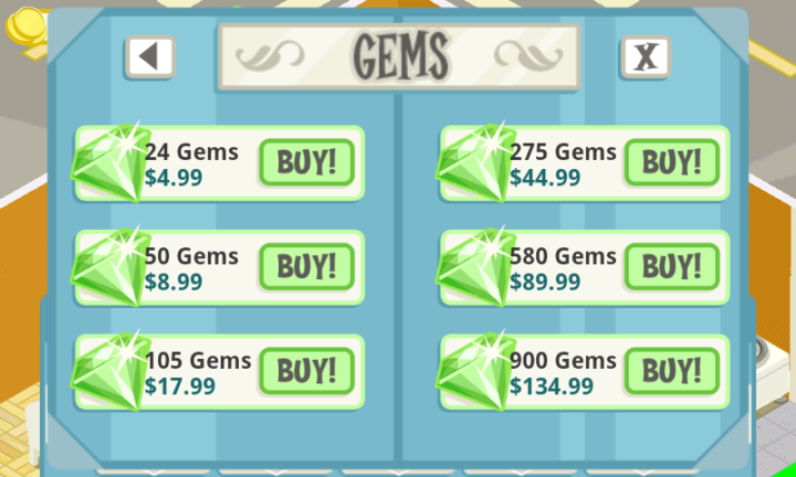 Gotta get those gems. source: thenextweb.com