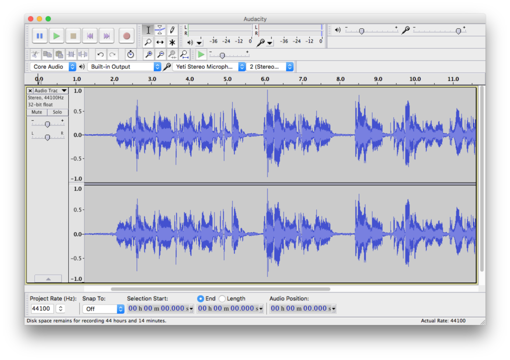 Audacity is in some ways quite clunky, but it does the job and never fails me.