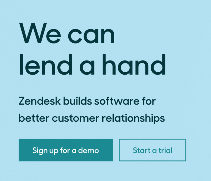 Zendesk CTA