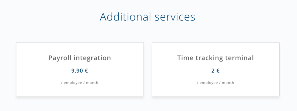 Heaven HR pricing