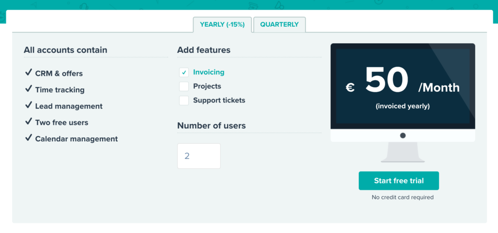 Teamleader pricing