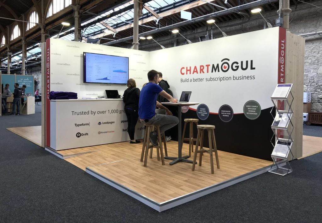 ChartMogul booth
