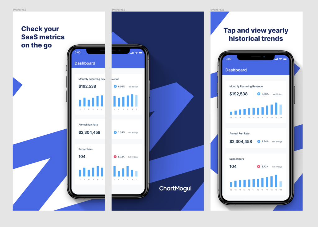 ChartMogul app screenshot